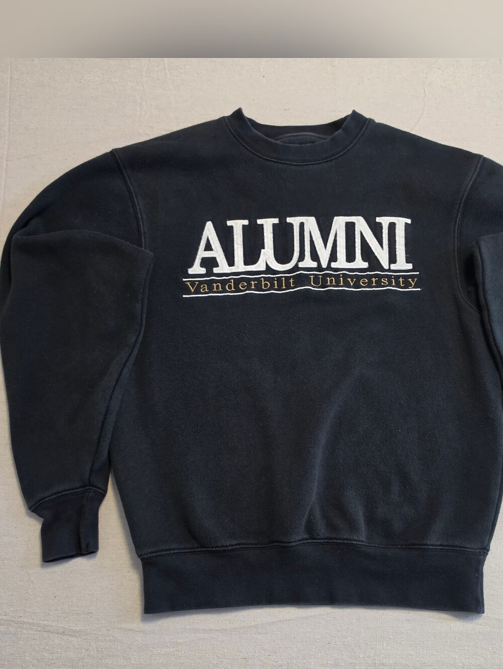 Jansport Alumni Vanderbilt University Crewneck Sweatshirt Black Size S